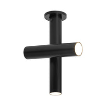 Load image into Gallery viewer, Tubes LED Semi Flush Mount Ceiling Light in Detail.