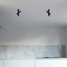 Load image into Gallery viewer, Tubes LED Semi Flush Mount Ceiling Light in living room.