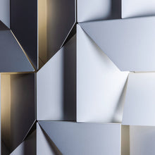 Load image into Gallery viewer, Wall Shadows Grand LED Wall Light in Detail.