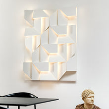 Load image into Gallery viewer, Wall Shadows Grand LED Wall Light in Detail.