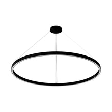 Load image into Gallery viewer, Zirkol LED Pendant Light in Black (Circular/59 Inch/68W).