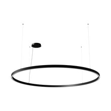 Load image into Gallery viewer, Zirkol LED Pendant Light in Black (Circular/78.7 Inch/90W).