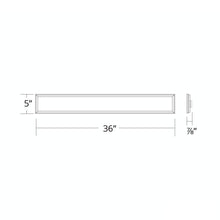 Load image into Gallery viewer, Neo LED Bath Vanity Light- line drawing.
