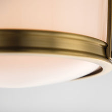 Load image into Gallery viewer, Newport Flush Mount Ceiling Light in Detail.