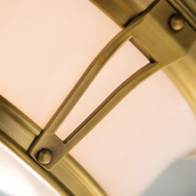 Load image into Gallery viewer, Newport Flush Mount Ceiling Light in Detail.