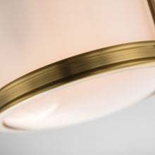 Load image into Gallery viewer, Newport Flush Mount Ceiling Light in Detail.