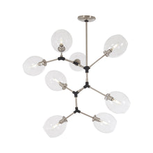 Load image into Gallery viewer, Nexpo Pendant Light in Brushed Nickel/Black (8-Light).