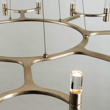 Load image into Gallery viewer, Nexus LED Chandelier in Detail.