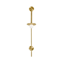 Load image into Gallery viewer, Nodes Pivot Bath Wall Light in Large/Burnished Brass.