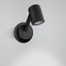 Load image into Gallery viewer, Obice Outdoor LED Wall Light in Black/Mini/18 Degrees.