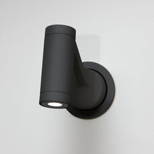 Load image into Gallery viewer, Obice Outdoor LED Wall Light in Black/Classic/18 Degrees.