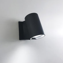Load image into Gallery viewer, Oblique LED Wall Light in Anthracite Grey.