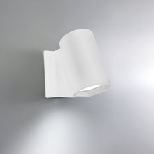 Load image into Gallery viewer, Oblique LED Wall Light in White.