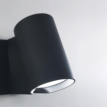 Load image into Gallery viewer, Oblique LED Wall Light in Detail.