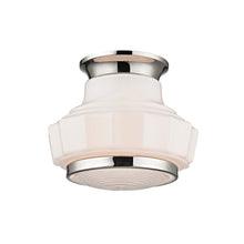 Load image into Gallery viewer, Odessa Semi-Flush Mount Ceiling Light in Polished Nickel.