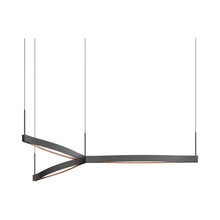 Load image into Gallery viewer, Ola™ Tri-Star LED Pendant Light in Satin Black.
