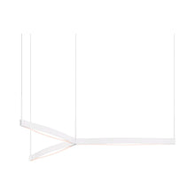 Load image into Gallery viewer, Ola™ Tri-Star LED Pendant Light in Satin White.