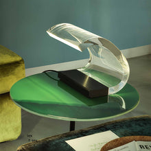 Load image into Gallery viewer, Acrilica Table Lamp in living room.