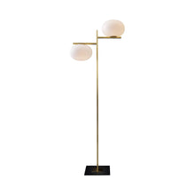Load image into Gallery viewer, Alba Floor Lamp in Polished Opaline (2-Light).