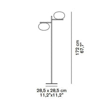 Load image into Gallery viewer, Alba Floor Lamp - line drawing.