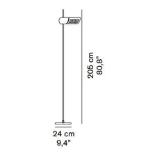 Load image into Gallery viewer, Colombo LED Floor Lamp - line drawing.