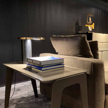 Load image into Gallery viewer, Cylinda LED Table Lamp in living room.