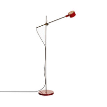 Load image into Gallery viewer, G.O. LED Floor Lamp in Scarlet Red.