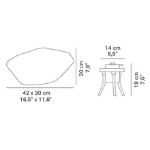 Load image into Gallery viewer, Stone Outdoor Lamp - line drawing.