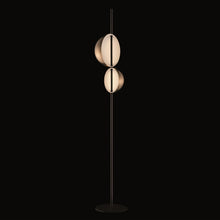 Load image into Gallery viewer, Superluna LED Floor Lamp in Anodic Brass.