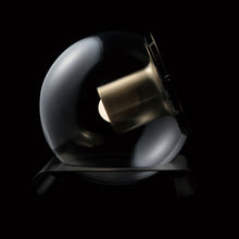 Load image into Gallery viewer, The Globe Table Lamp in Satin Gold/Anodic Bronze.