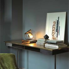 Load image into Gallery viewer, The Globe Table Lamp in living room.