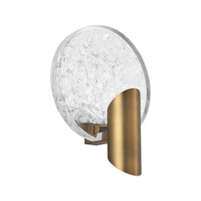 Load image into Gallery viewer, Oracle LED Wall Light in Aged Brass.