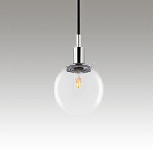 Load image into Gallery viewer, Orb Pendant Light in Detail.
