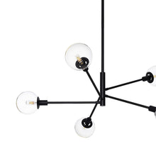 Load image into Gallery viewer, Orb Vectors Multi Light Pendant Light in Detail.