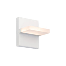 Load image into Gallery viewer, Oslo Squared Outdoor LED Wall Light in White.