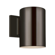 Load image into Gallery viewer, Outdoor Cylinders Wall Light in Small/65W/Bronze.
