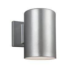 Load image into Gallery viewer, Outdoor Cylinders Wall Light in Small/65W/Painted Brushed Nickel.