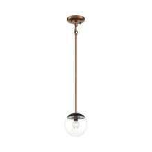 Load image into Gallery viewer, Outer Limits Mini Pendant Light in Painted Bronze.