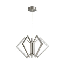 Load image into Gallery viewer, Acadia LED Chandelier in Satin Nickel (30-Inch).