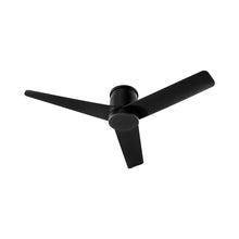 Load image into Gallery viewer, Adora Outdoor Flushmount Ceiling Fan in Black.