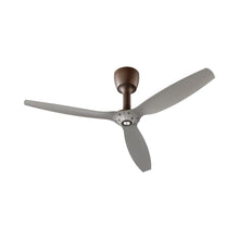 Load image into Gallery viewer, Alpha LED Ceiling Fan in Oiled Bronze/Satin Nickel.