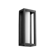 Load image into Gallery viewer, Aperto LED Outdoor Wall Light in Black (Medium).