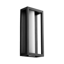 Load image into Gallery viewer, Aperto LED Outdoor Wall Light in Black (Large).