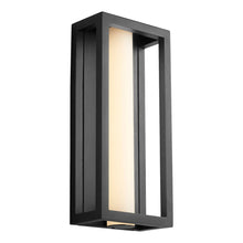 Load image into Gallery viewer, Aperto LED Outdoor Wall Light in Detail.