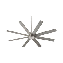 Load image into Gallery viewer, Cosmo Ceiling Fan in Satin Nickel.