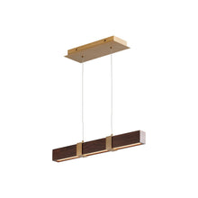 Load image into Gallery viewer, Decca LED Linear Pendant Light in Detail.