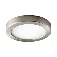 Load image into Gallery viewer, Elite LED Flush Mount Ceiling Light in Satin Nickel (7-Inch).