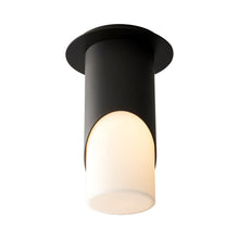 Load image into Gallery viewer, Ellipse LED Semi Flush Mount Ceiling Light in Detail.