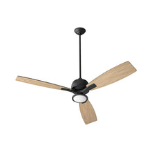 Load image into Gallery viewer, Juno Ceiling Fan in Black/Light Kit.