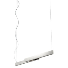 Load image into Gallery viewer, Klone LED Linear Pendant Light in Polished Nickel.